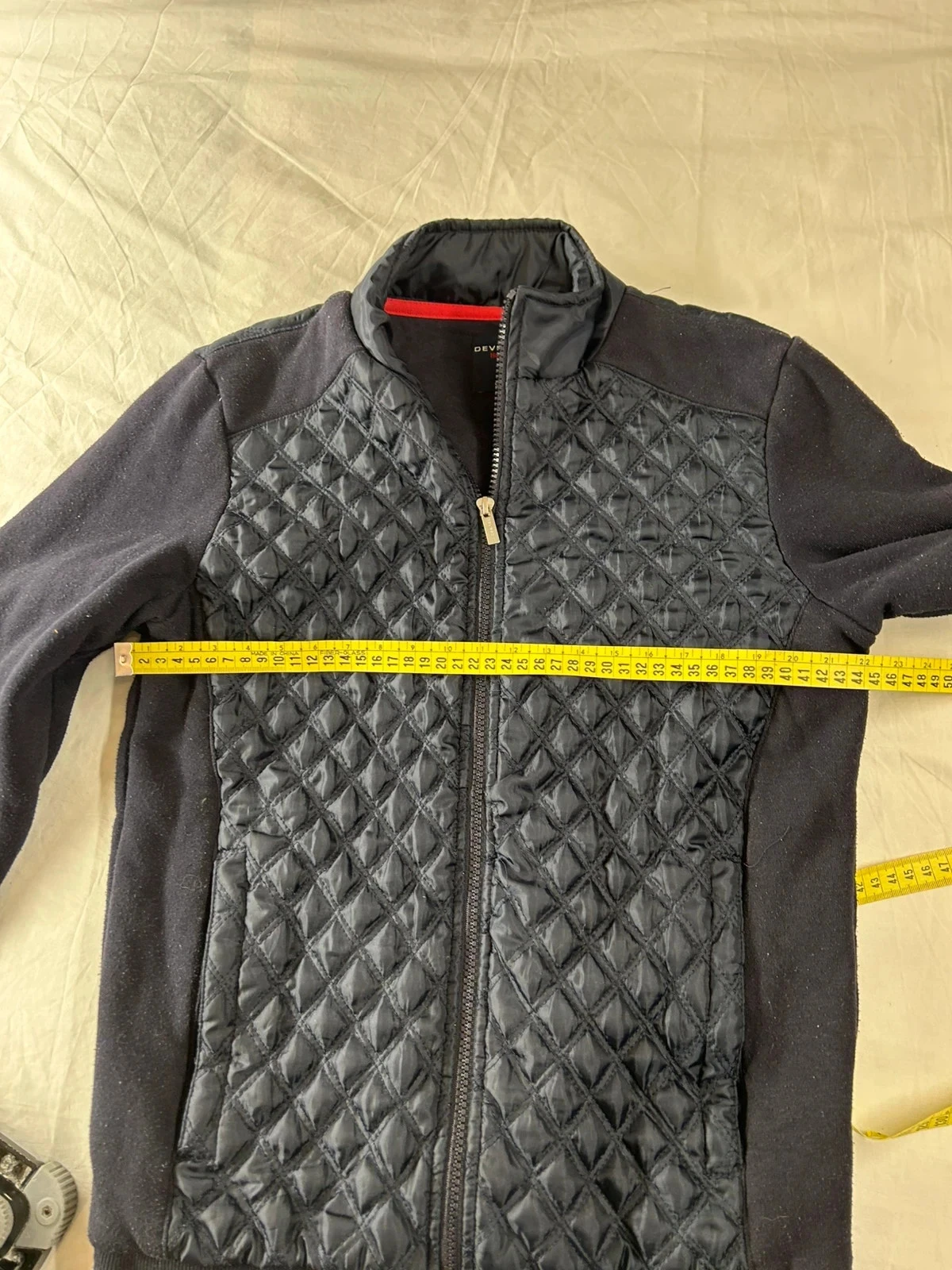 Blauw marine gewatteerd vest Devred – photo 8